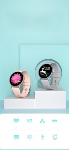 SMARTWATCH UNISEX G. Rossi SW015-3 silver (sg010c)