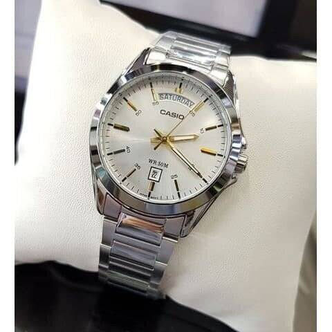 ZEGAREK MĘSKI CASIO MTP-1370D-7A2V (zd025d) + BOX