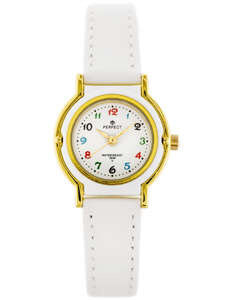 ZEGAREK DZIECIĘCY PERFECT - KOMUNIJNY - biały (zp809b)