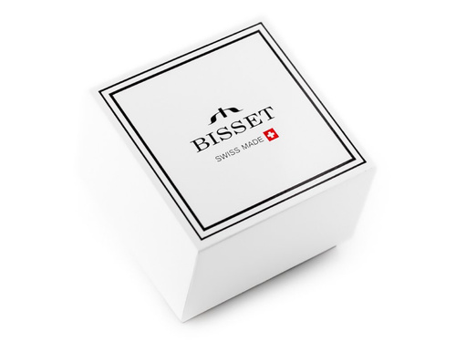 ZEGAREK DAMSKI BISSET BSBF32 (zb581d) - SZAFIROWE SZKŁO