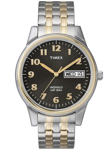 ZEGAREK MĘSKI TIMEX Charles Two-Tone T26481 INDIGLO + BOX