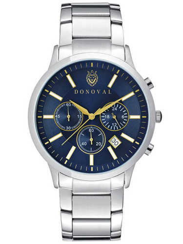ZEGAREK MĘSKI DONOVAL WATCHES CHRONOSTAR DL0024 - CHRONOGRAF + BOX (zdo004a)