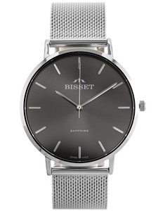 ZEGAREK DAMSKI BISSET BSBF33 (zb579u) - SZAFIROWE SZKŁO