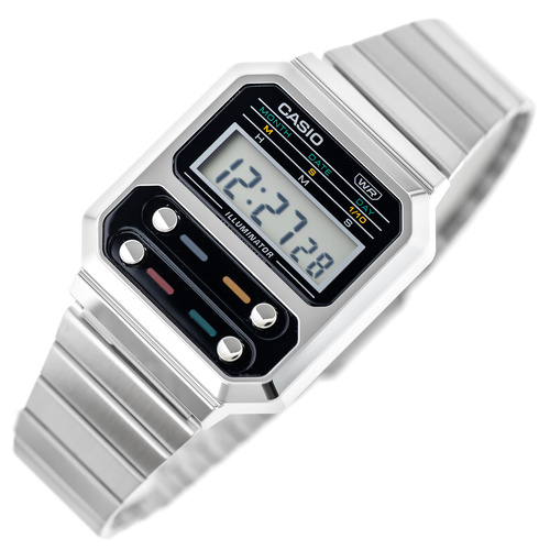 ZEGAREK UNISEX CASIO VINTAGE A100WE-1AEF (zd167a) + BOX