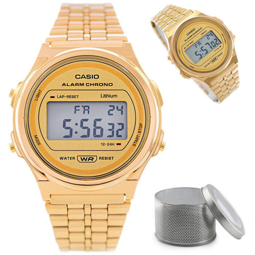 Zegarek Męskie Casio A171WEG-9ADF + BOX