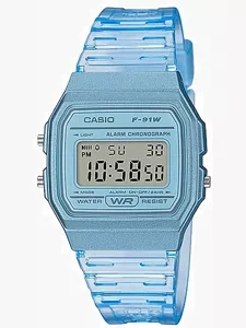 Zegarek Unisex Casio Retro Vintage F-91WS-2 (zd648b) + BOX