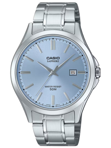 Zegarek Męski Casio MTS-115D-2A2V + BOX (zd292b) SZAFIR