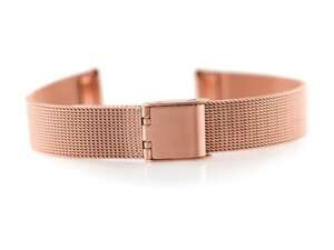 Bransoleta 301RG - siatka HQ - rosegold - 14mm