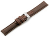 Pasek skórzany do zegarka W34 - PREMIUM - brązowy - 24mm