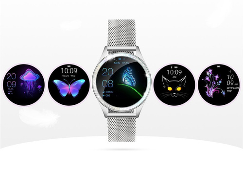 SMARTWATCH G. Rossi G.RSWBF2-3C1-2 silver/black + dodatkowy PASEK (sg002b)