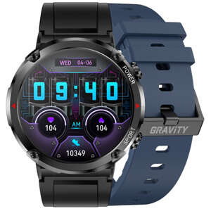 SMARTWATCH MĘSKI GRAVITY GT21-5 - BLUETOOTH CALL, DODATKOWY PASEK (sg025e)