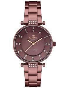 ZEGAREK G. ROSSI - C5131B-2B3 (zg780d) violet + BOX