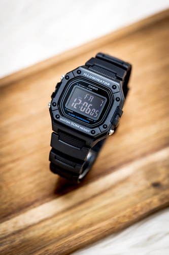 ZEGAREK MĘSKI CASIO W-218H-1B + BOX