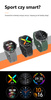 SMARTWATCH MĘSKI G. Rossi SW018-2 silver/gray (sg012b) WŁASNE TARCZE
