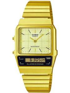 ZEGAREK UNISEX CASIO Vintage Dual Time AQ-800EG-9ADF  + BOX