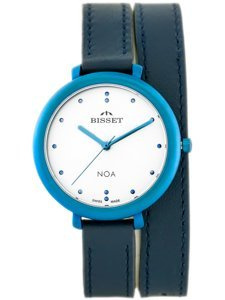 ZEGAREK DAMSKI BISSET BSAE82 (zb566b) - DŁUGI PASEK