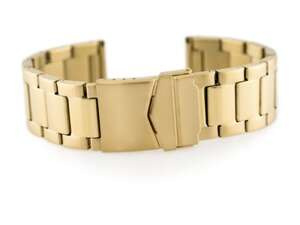 Bransoleta 676G - stalowa HQ - złota - 22mm