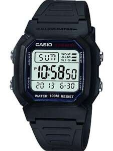 ZEGAREK MĘSKI CASIO W-800H-1A (zd100a) - KLASYKA + BOX