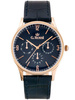 ZEGAREK G. ROSSI - 10737A-6F3 (zg258f) blue/r.g. + BOX