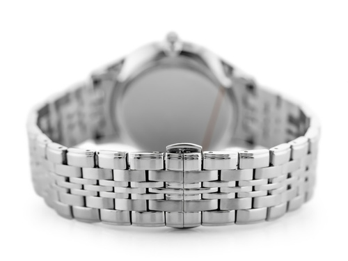 ZEGAREK MĘSKI BISSET BSDF383 (zb094c) - SZAFIROWE SZKŁO