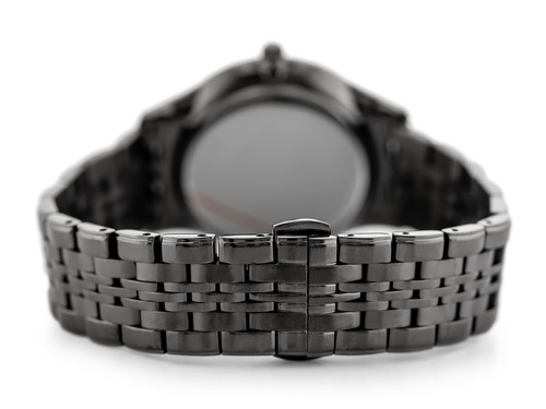 ZEGAREK MĘSKI BISSET BSDF383 (zb094d) - SZAFIROWE SZKŁO