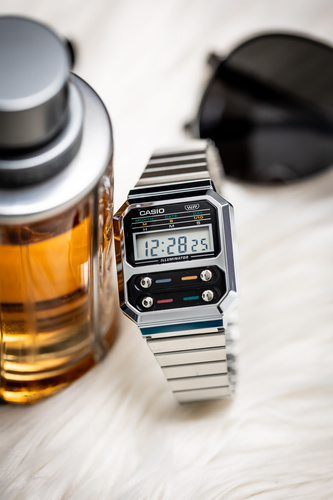 ZEGAREK UNISEX CASIO VINTAGE A100WE-1AEF (zd167a) + BOX