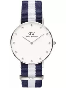 ZEGAREK DAMSKI DANIEL WELLINGTON Glasgow Silver DW00100082 + BOX